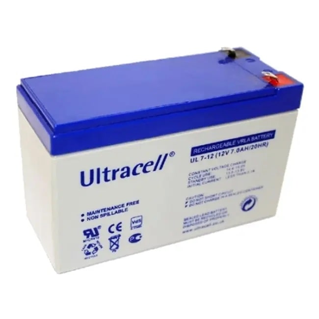 Акумулятор для ДБЖ Ultracell UL7-12 AGM 12V 7 Ah