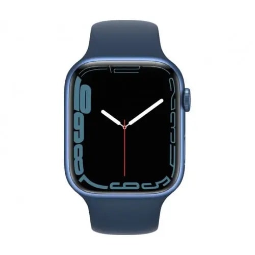 Смарт-часы Apple Watch Series 7 GPS 41mm Blue Aluminum Case With Blue Sport Band (MKN13) Уценка - фото 2