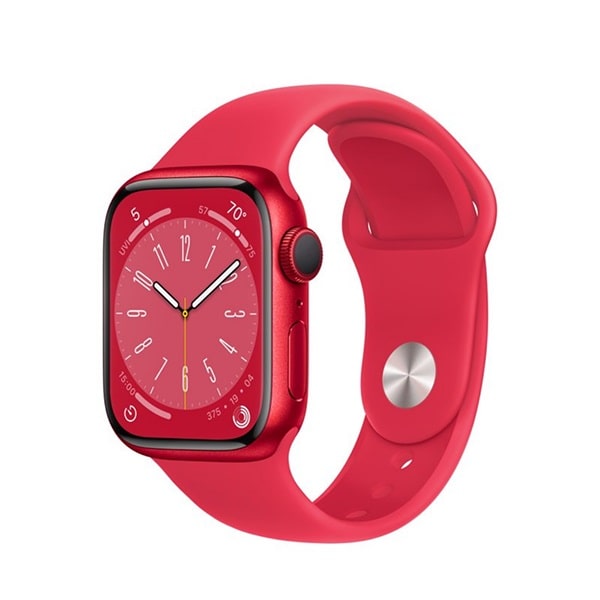 Apple Watch Series 8 GPS 41mm PRODUCT RED Aluminum Case w. PRODUCT RED S. Band - M/L (MNUH3)