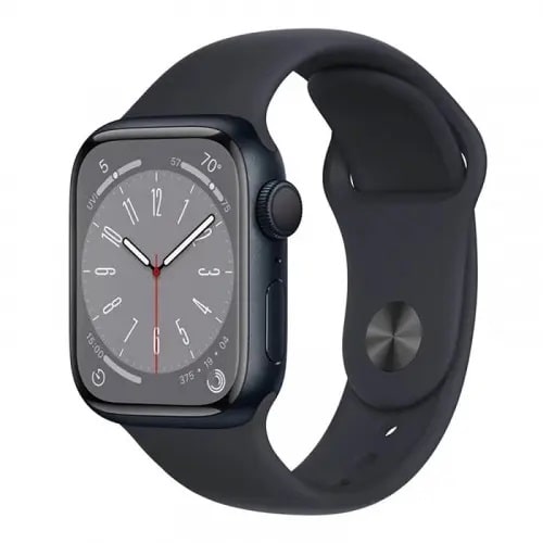 Смарт-часы Apple Watch Series 8 GPS 41mm Midnight Aluminum Case w. Midnight Sport Band (MNU73) Уценка