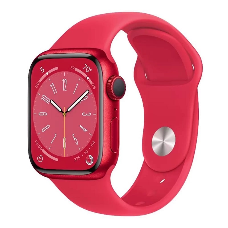 Смарт-часы Apple Watch Series 8 GPS 41mm PRODUCT RED Aluminum Case w. PRODUCT RED S. Band (MNP73, MNUG3)