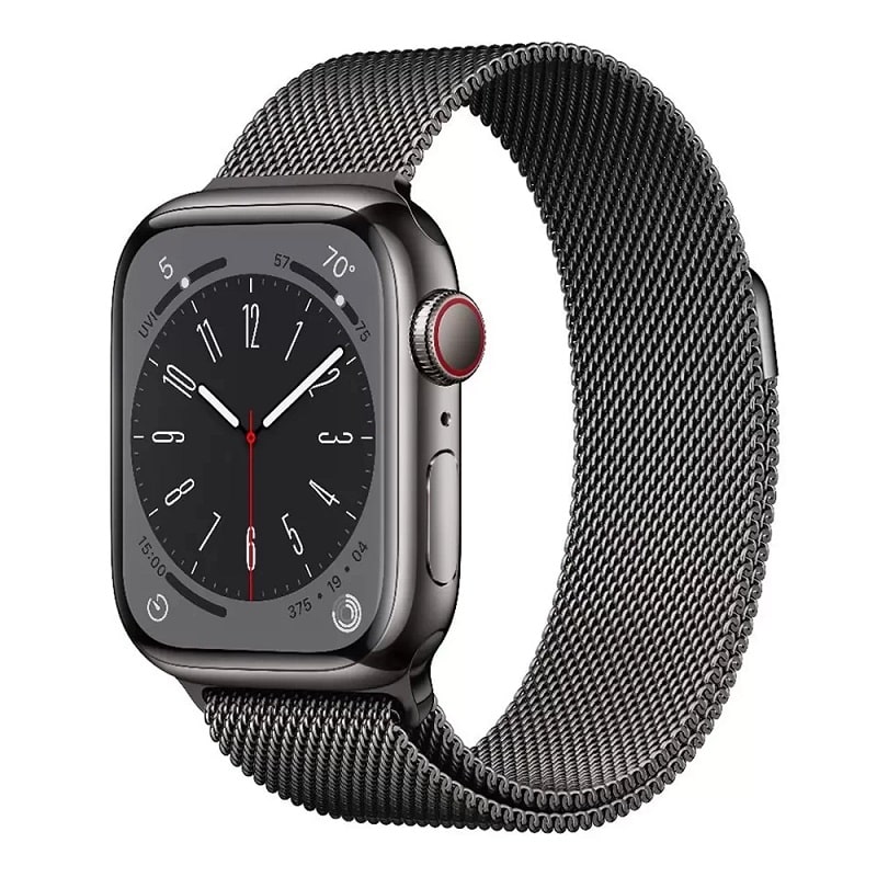 Смарт-годинник Apple Watch Series 8 GPS + Cellular 41mm Graphite S. Steel Case w. Milanese Loop Graphite (MNJL3/MNJM3)