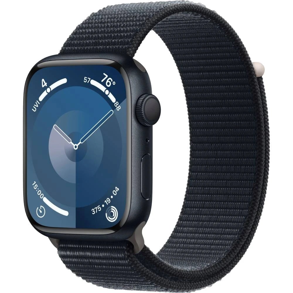 Apple Watch Series 9 GPS 41mm Midnight Aluminum Case w. Midnight Sport Loop (MR8Y3)