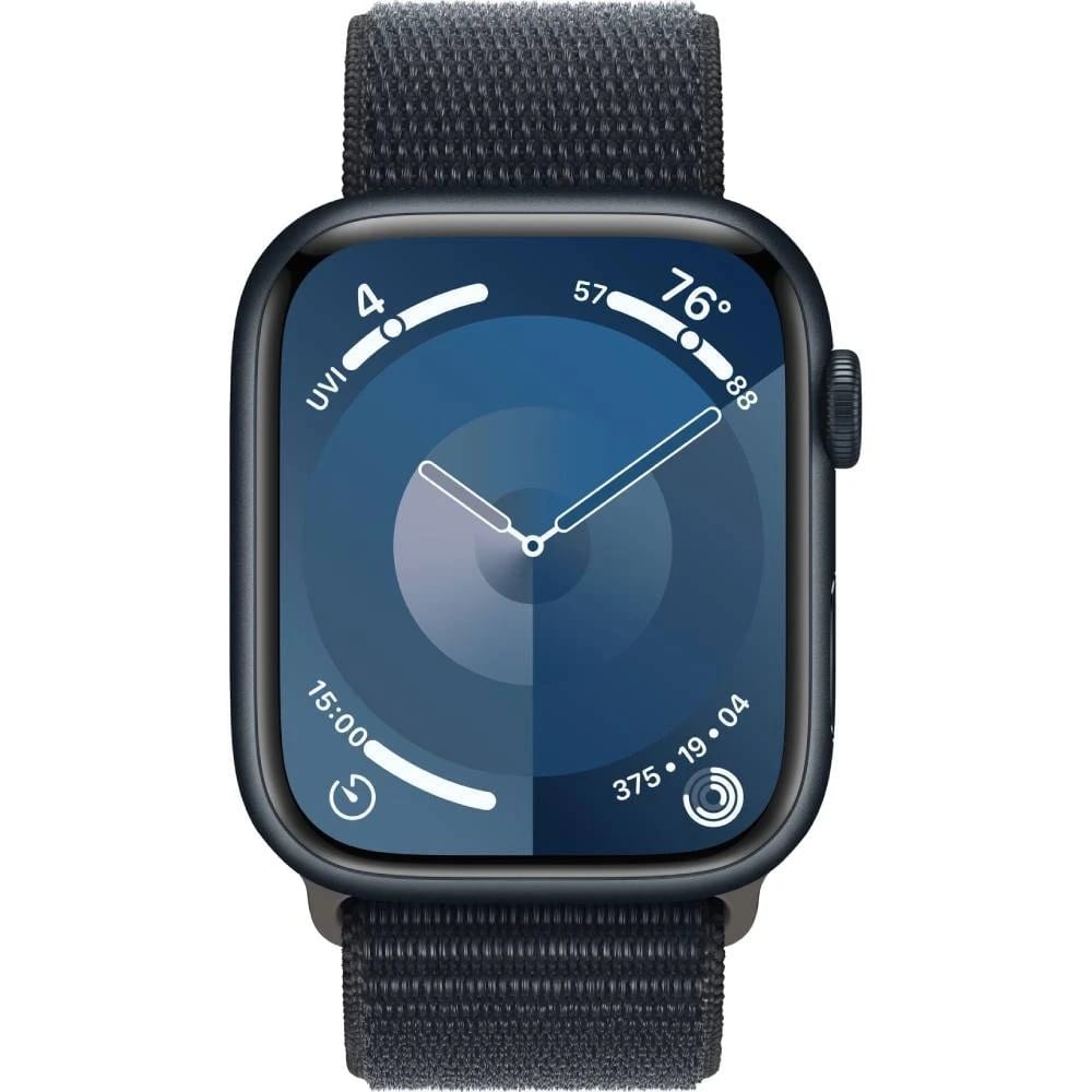 Apple Watch Series 9 GPS 45mm Midnight Aluminum Case w. Midnight S. Loop (MR9C3) - фото 2