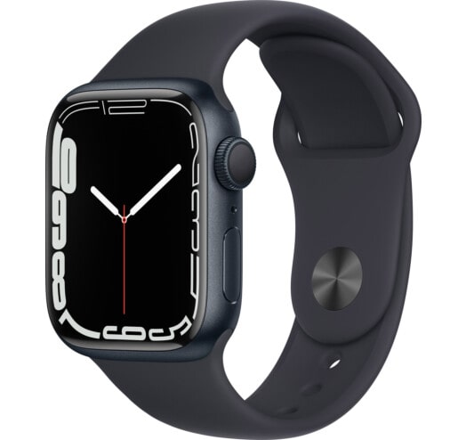 Б/У Apple Watch Series 7 GPS 41mm Midnight Aluminum Case With Midnight Sport Band (MKMX3)