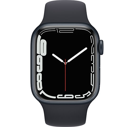 Б/У Apple Watch Series 7 GPS 45mm Midnight Aluminum Case With Midnight Sport Band (MKN53)