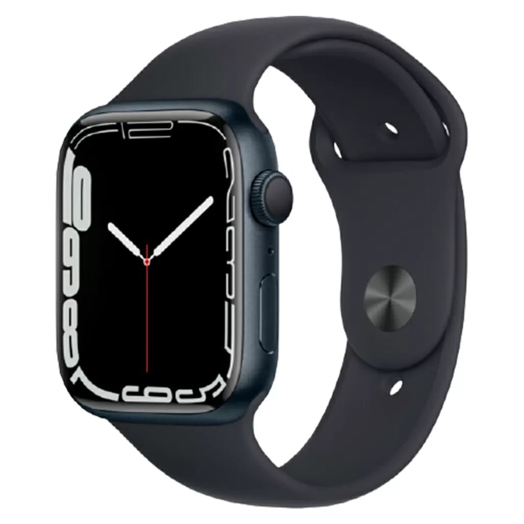 Б/У Apple Watch Series 7 GPS 45mm Midnight Aluminum Case With Midnight Sport Band (MKN53)