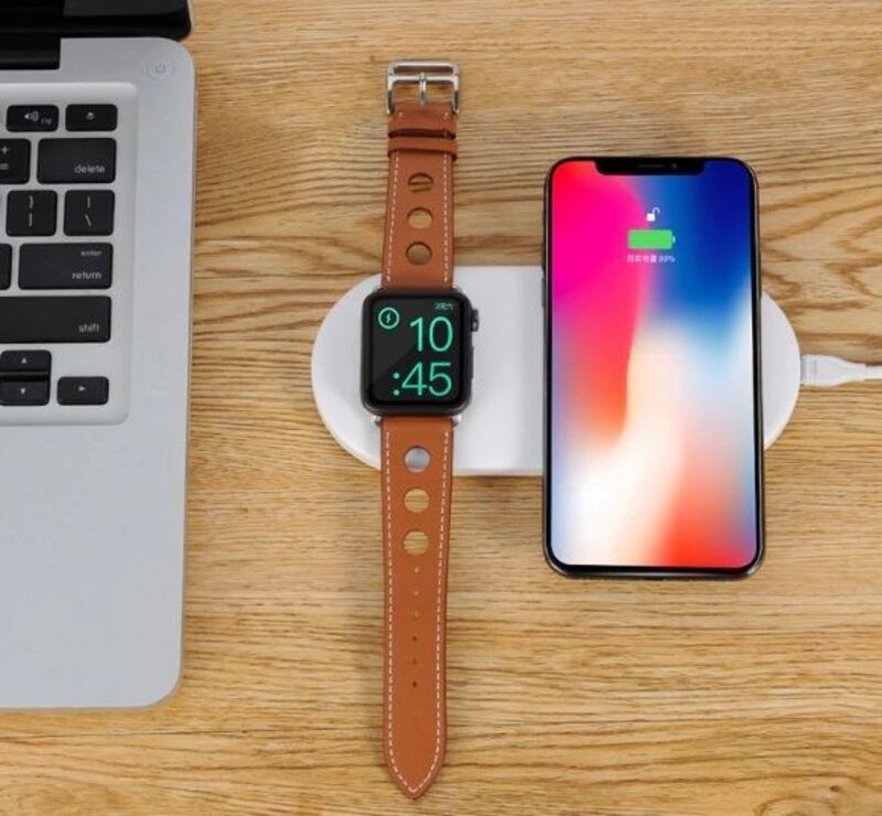 Беспроводное зарядное устройство Coteetci  Apple Watch и iPhone