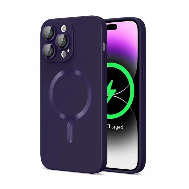 Чохол Cosmic Frame MagSafe Color for Apple iPhone 14 Pro Deep Purple