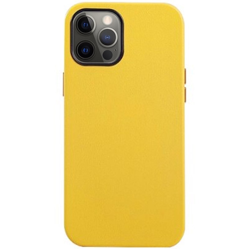 Чехол iPhone 12 Pro Max K-DOO Noble collection /yellow + стекло в подарок!