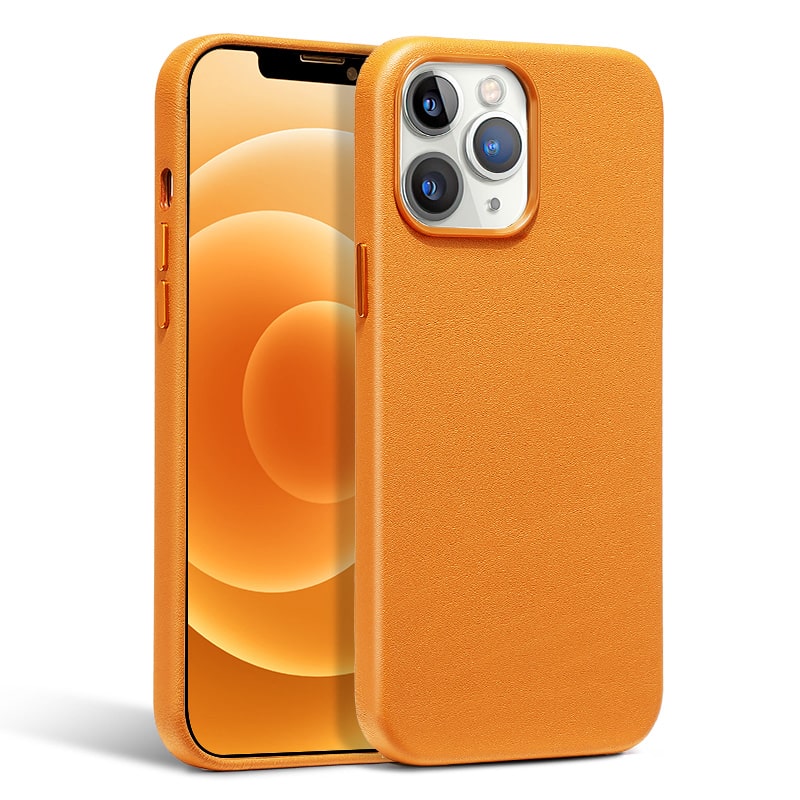 Чохол iPhone 13 K-DOO Noble collection /orange + стекло в подарок!