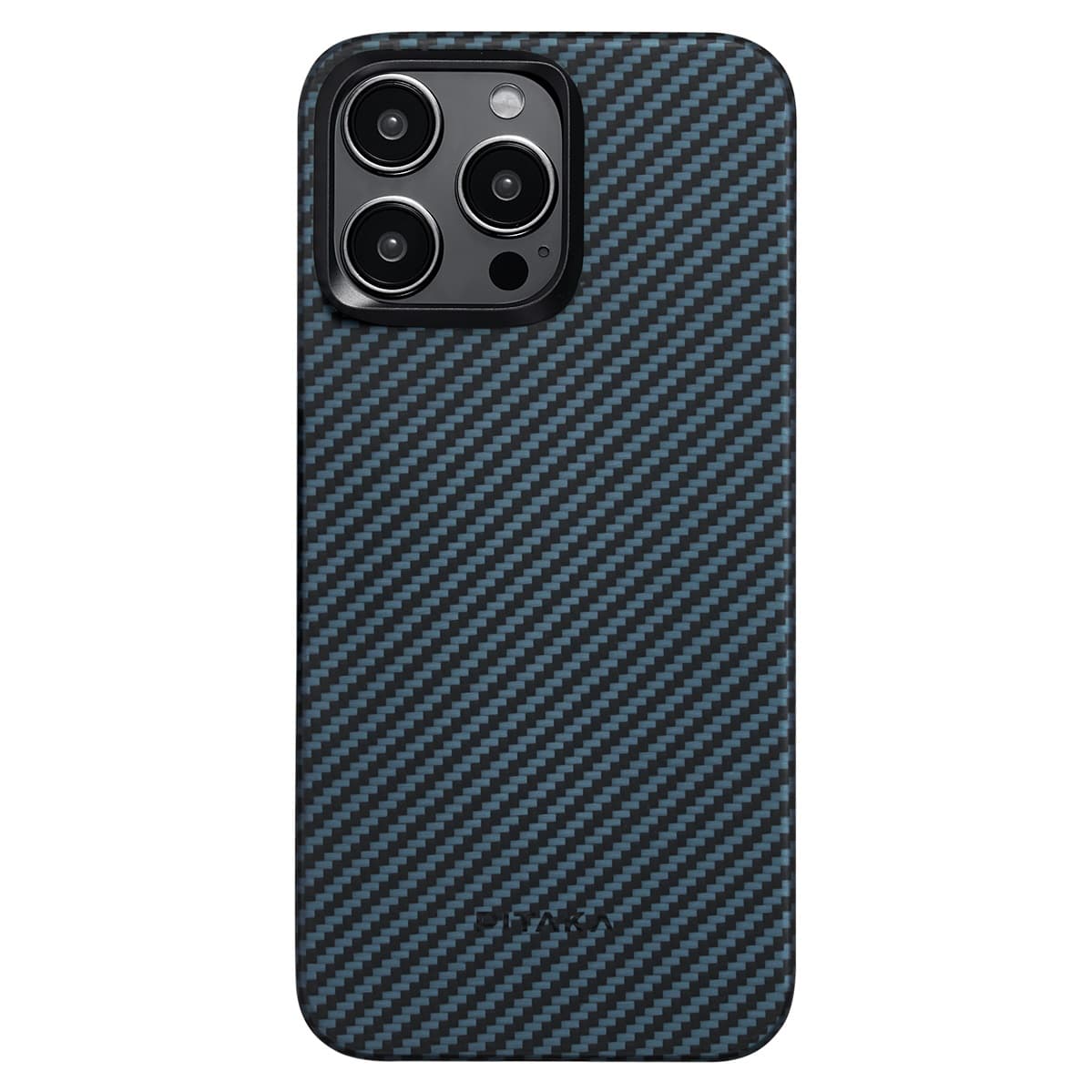 Чехол Pitaka MagEZ Case 4 Twill 1500D Black/Blue for iPhone 15 Pro Max (KI1508PM)