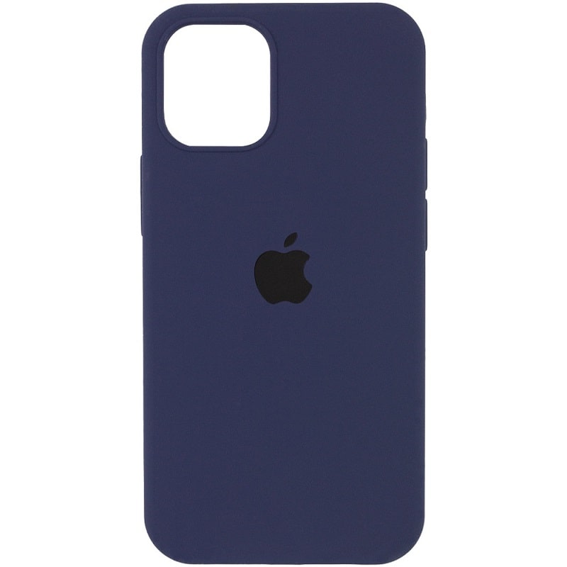 Чохол Silicone Case Open Camera iPhone 12/12 Pro, #08, Midnight Blue