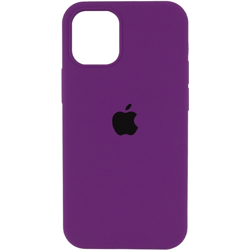 Чехол Silicone Case Open Camera iPhone 12 Pro Max, #43, Grape