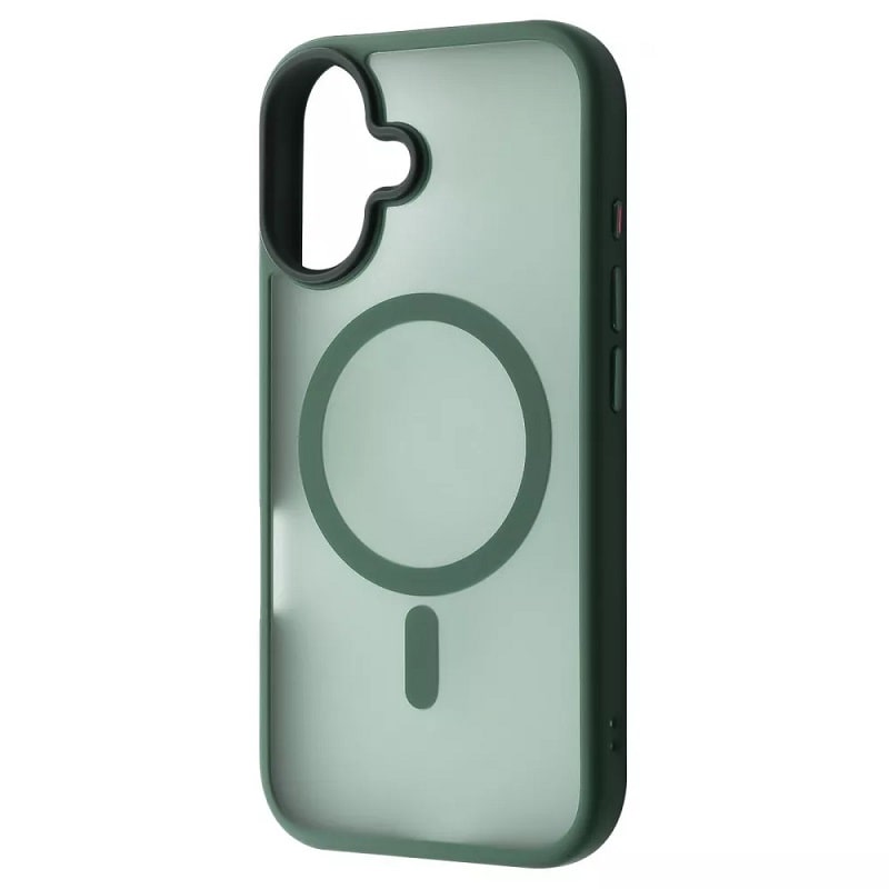 Чехол WAVE Matte Insane Case with Magnetic Ring iPhone 16 Plus green