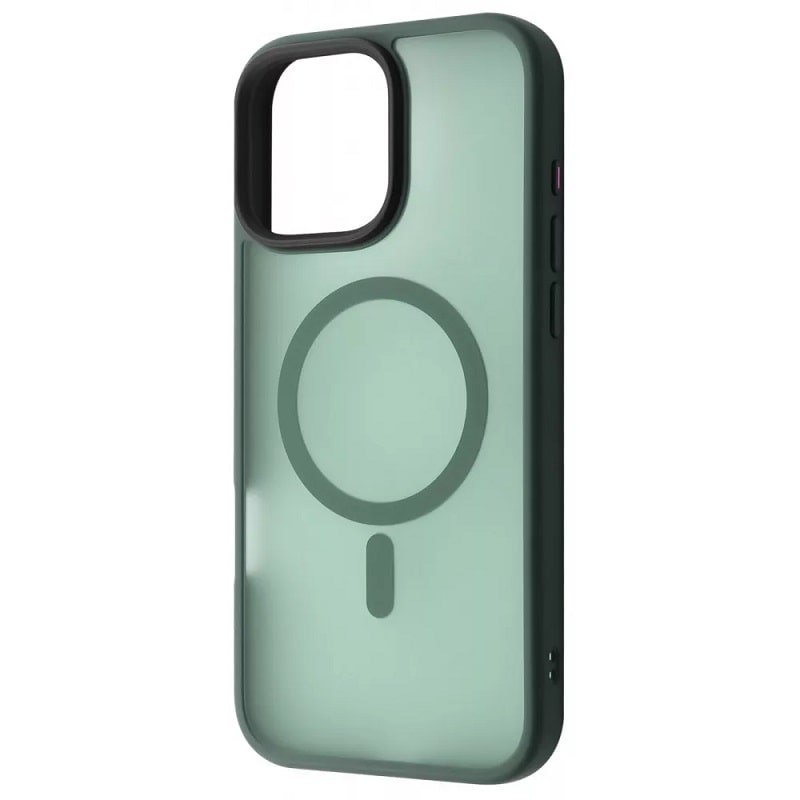 Чохол WAVE Matte Insane Case with Magnetic Ring iPhone 16 Pro Max green