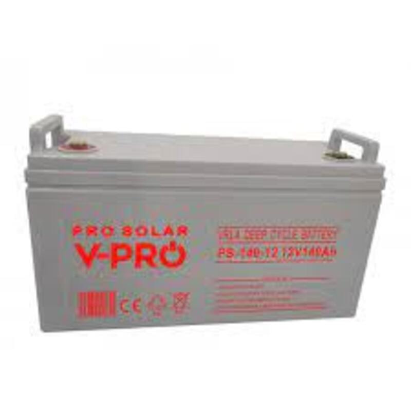 Гелевий акумулятор для ДБЖ Volt Polska 12V 140Ah GEL VPRO PREMIUM (6AKUGEL140)