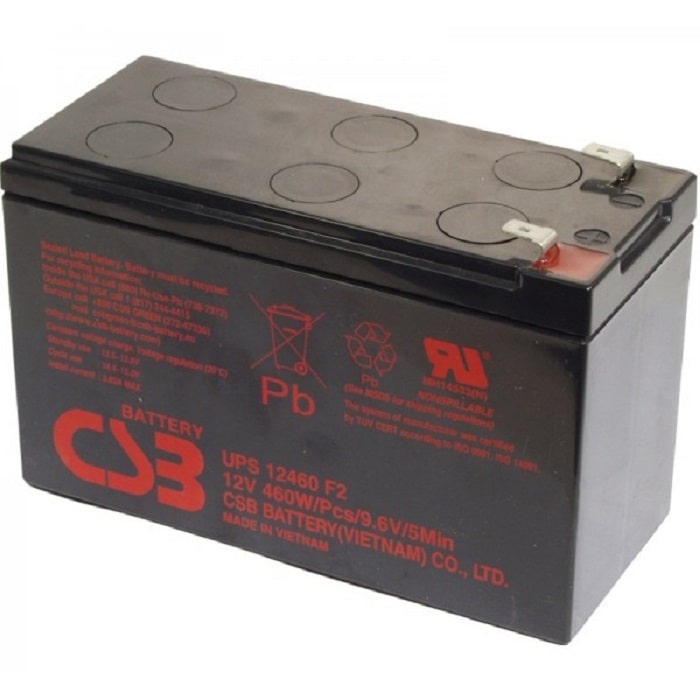 Акумулятор для ДБЖ CSB 12В 9 Ач (UPS12460)