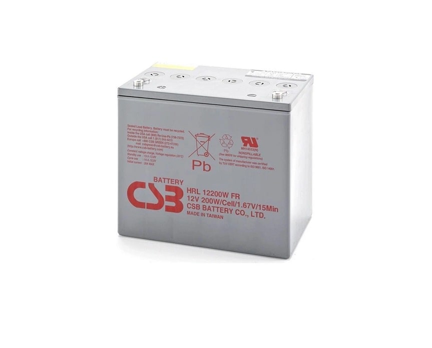 Акумулятор для ДБЖ CSB HRL12200W 50Ah (HRL12200WFR)