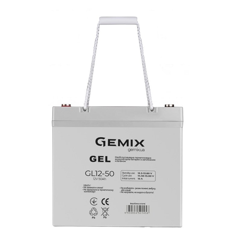 Аккумулятор для ИБП Gemix GL 12В 50 Ач (GL12-50)