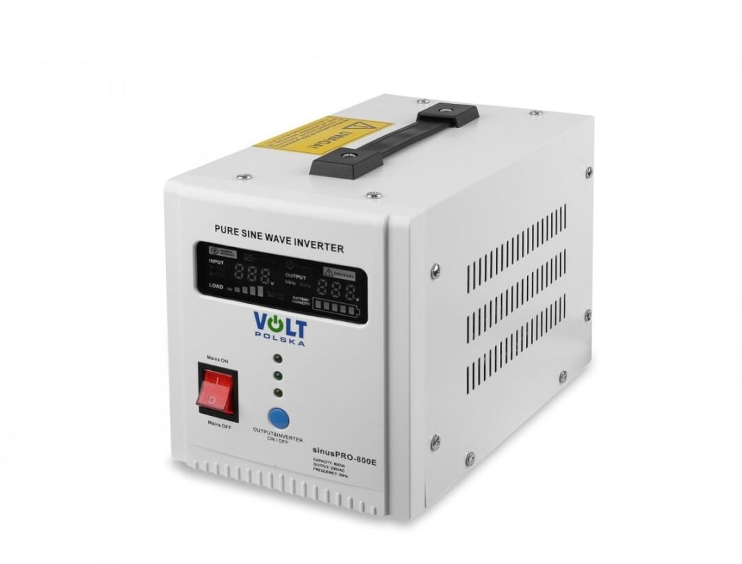 Гібридне ДБЖ/інвертор Volt Polska SINUS PRO 800 E 12/230V 500/800W (3SP080012E)