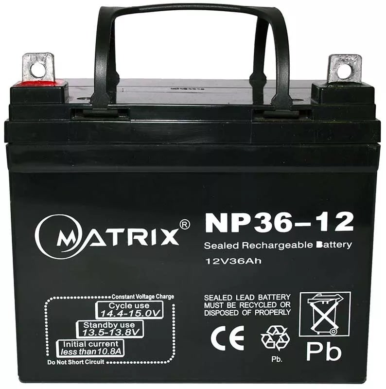 Акумулятор для ДБЖ Matrix 12V 36AH (NP36-12)