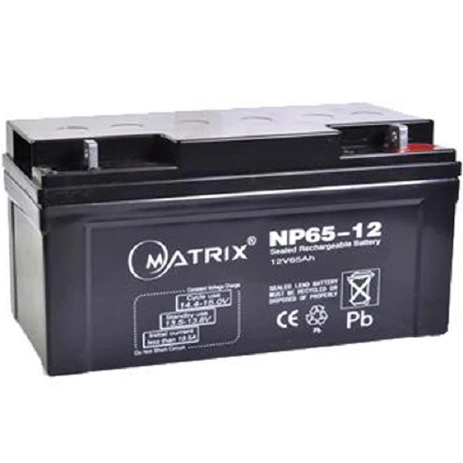 Акумулятор для ДБЖ Matrix 12V 65AH (NP65-12)