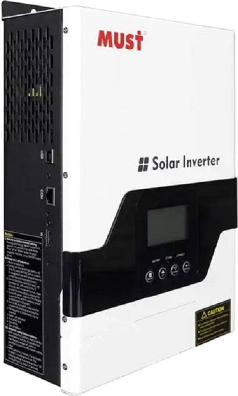 Гибридный инвертор MUST PV18-1512VPM, 1500W, 12V, ток заряда 10/20A, 160-275V, MPPT (60А, 15-145 Vdc)