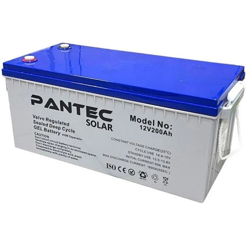 Аккумулятор для ИБП Pantec 12V - 200Ah GEL (PTG200-12)