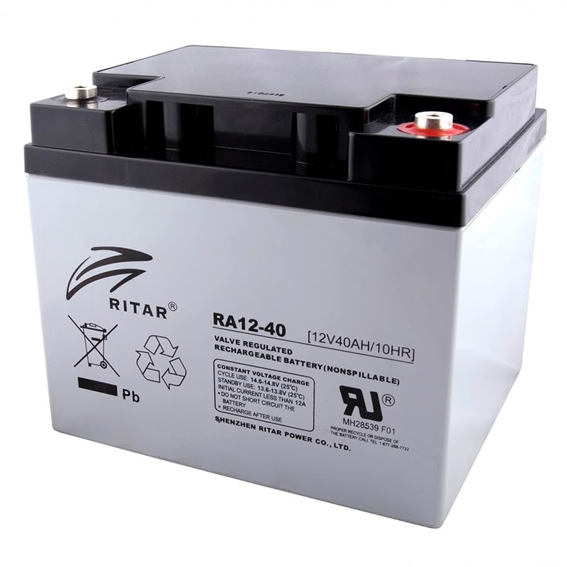 Акумулятор для ДБЖ Ritar AGM RA12-40, 12V-40Ah (RA12-40)