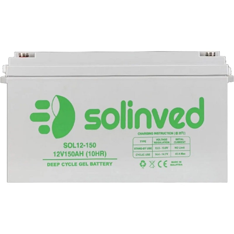 Акумулятор для ДБЖ Solinved 12V-150Ah, GEL (SLG150-12)