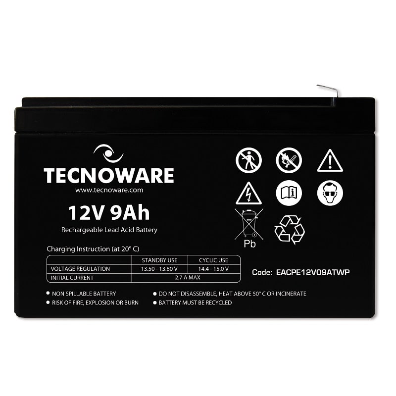 Акумулятор для ДБЖ TECNOWARE 12V-9Ah (EACPE12V09ATWP)