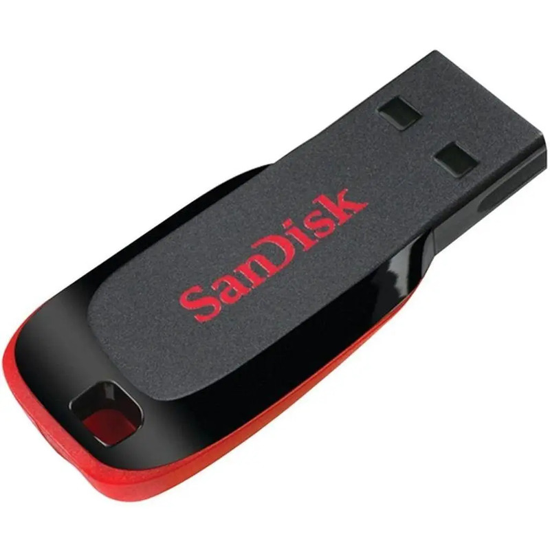 Накопитель Flash SanDisk USB 2.0 Cruzer Blade 32Gb Black/Red