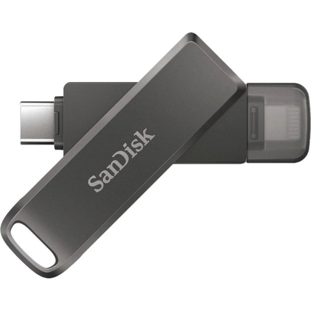 Накопитель Flash SanDisk USB 3.1 iXpand Luxe 128Gb Type-C/Lightning Apple (SDIX70N-128G-GN6NE)