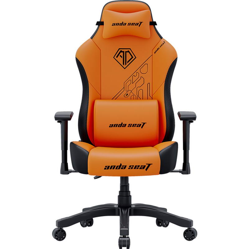 Крісло ігрове Anda Seat Phantom 3 Tiger edition PVC Size L Orange (AD18Y-14-OB-PV/C)