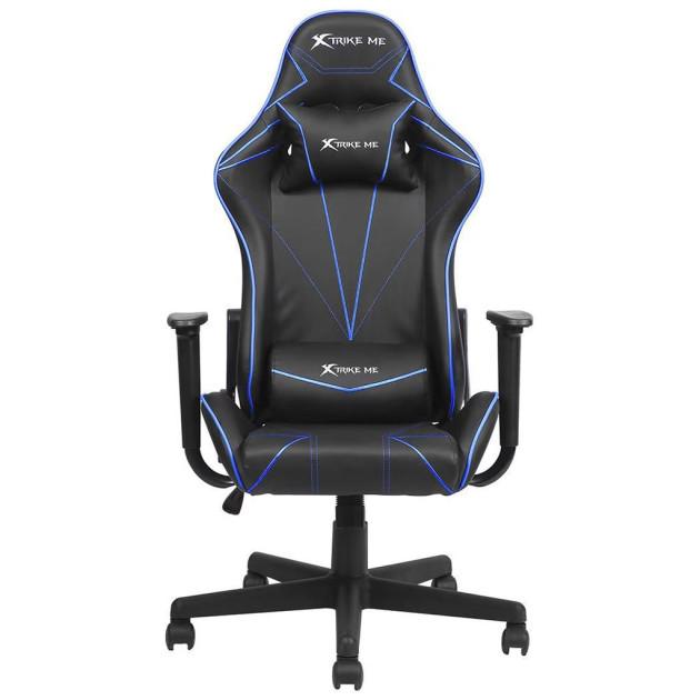 Кресло игровое Xtrike ME Advanced Gaming Chair GC-909 Black/Blue (GC-909BU)