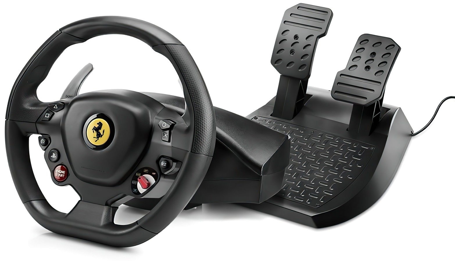 Комплект (кермо, педалі) Thrustmaster T80 Ferrari 488 GTB Edition PC/PS4/PS5 Black (4160672)