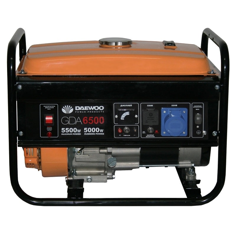 Бензиновый генератор Daewoo Power GDA 6500