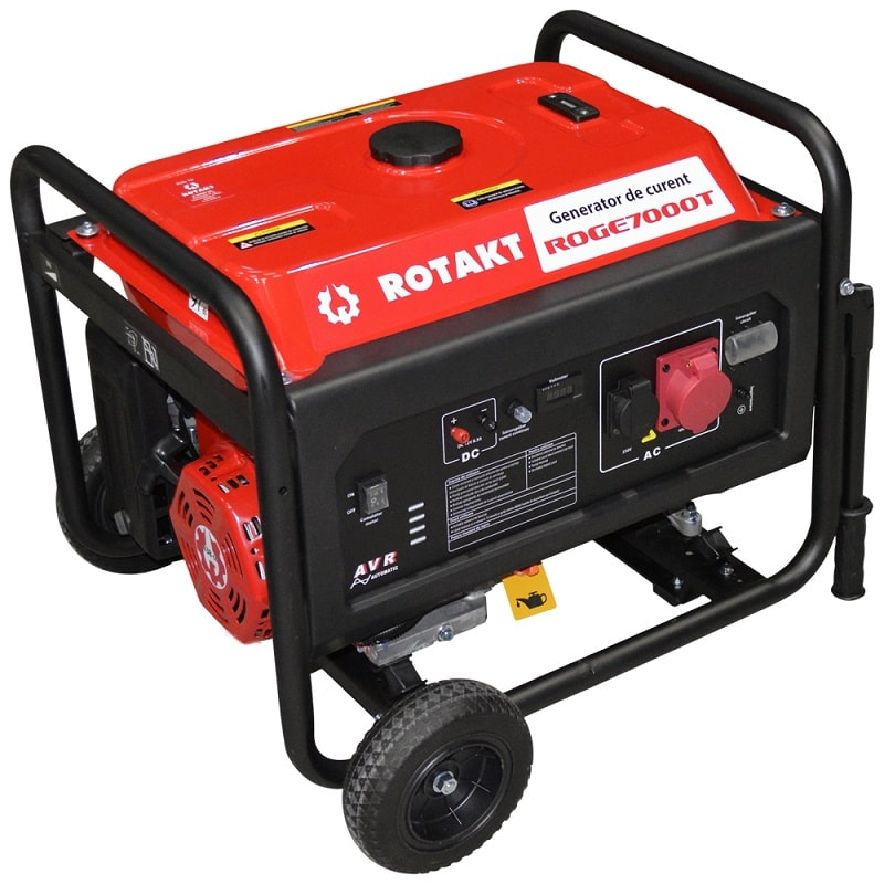 Бензиновый генератор Rotakt ROGE7000T