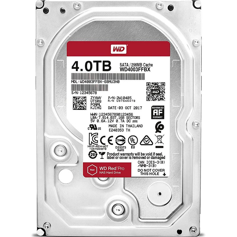 Внутренний жесткий диск 3.5" 4TB WD (WD4003FFBX)