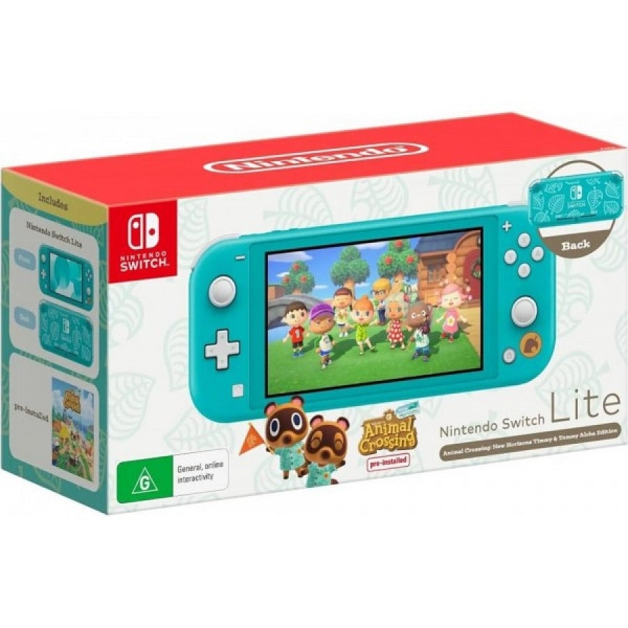 Портативная игровая приставка Nintendo Switch Lite Animal Crossing: New Horizons Timmy & Tommy Aloha Edition