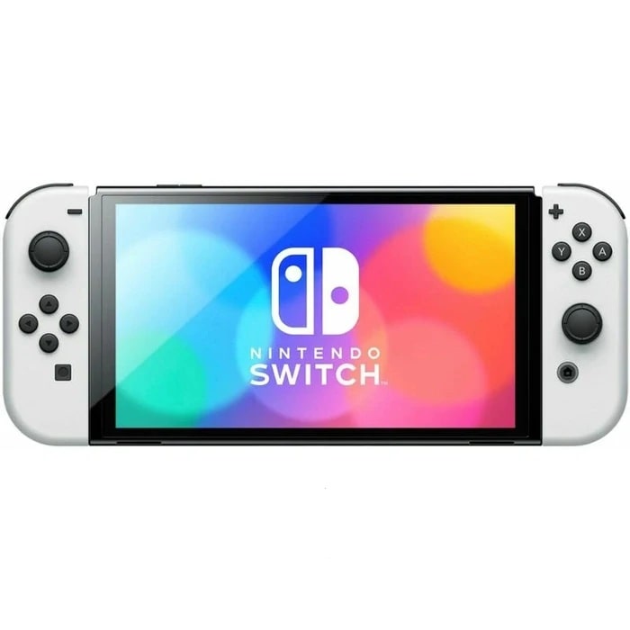 Портативная игровая приставка Nintendo Switch OLED with White Joy-Con (045496453435)