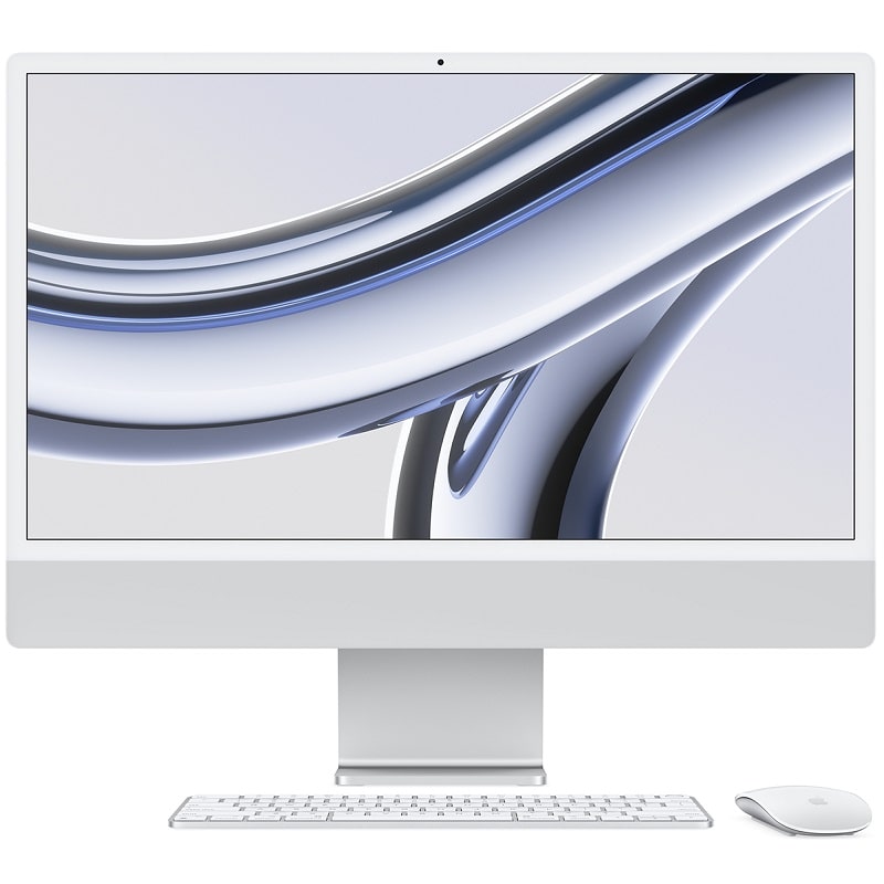 Apple iMac 24" M3/8GB/512GB Silver 2023 (MQRK3)