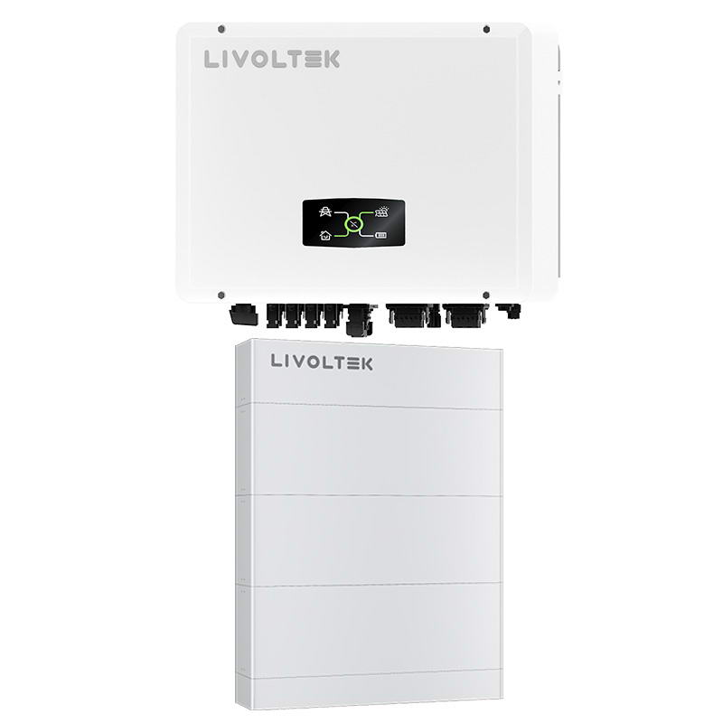 Система сохранения энергии Инвертор Livoltek 3 phase HyBrid inverter, 10KW, 2MMPT, lP65 (HP3-10KD1) + Батарея Livoltek High Voltage Battery, 10kWh, lP65, BMS included (BHF-S10)