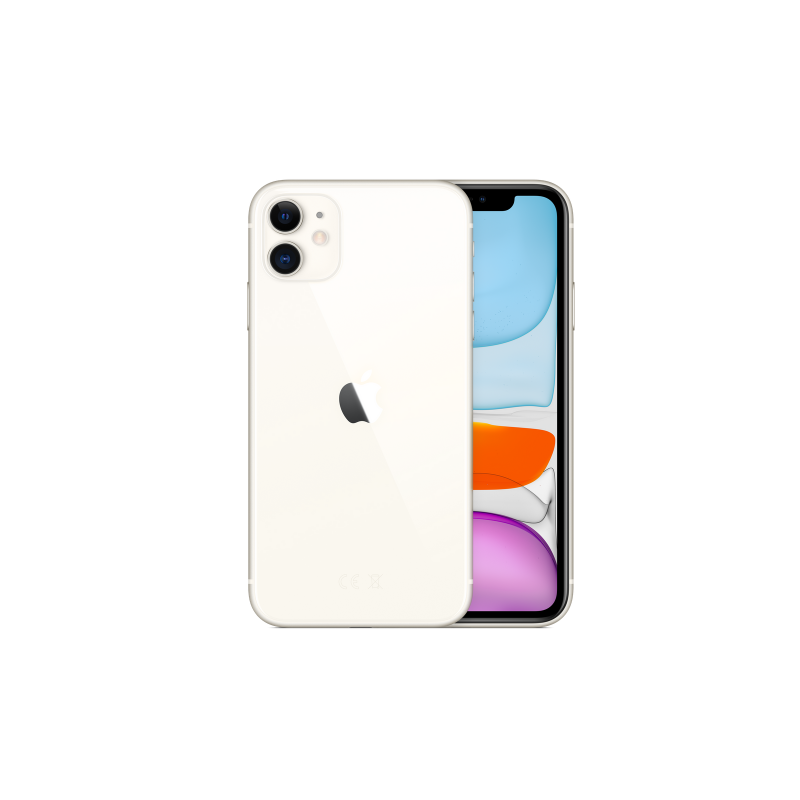 Смартфон Apple iPhone 11 128GB Dual Sim White (MWN82)