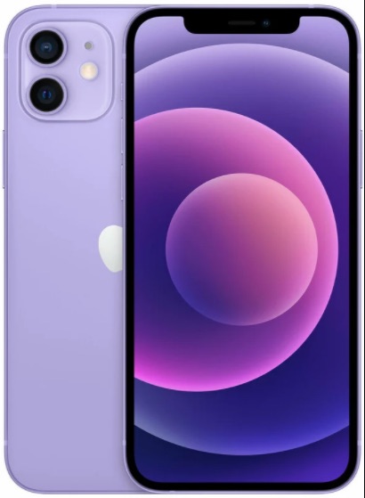 Вживаний Apple iPhone 12 128GB Purple (MJNP3) (Гарний стан)