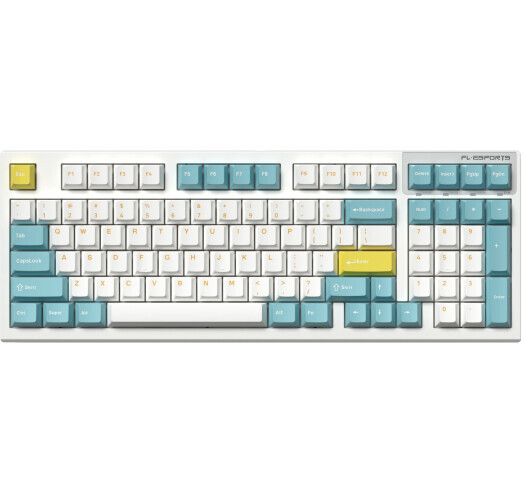 Клавиатура FL Esports FL980 V2 Sea Salt Kailh MX Cool Mint Switch (FL980V2-1488)