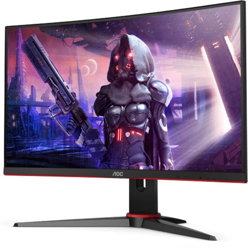 Монітор AOC 23.6" C24G2AE/BK VA Black 165Hz - фото 3