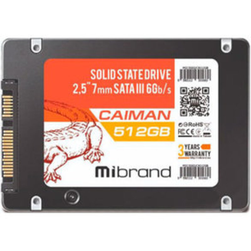 Накопитель SSD 2.5" 512GB Mibrand (MI2.5SSD/CA512GB)