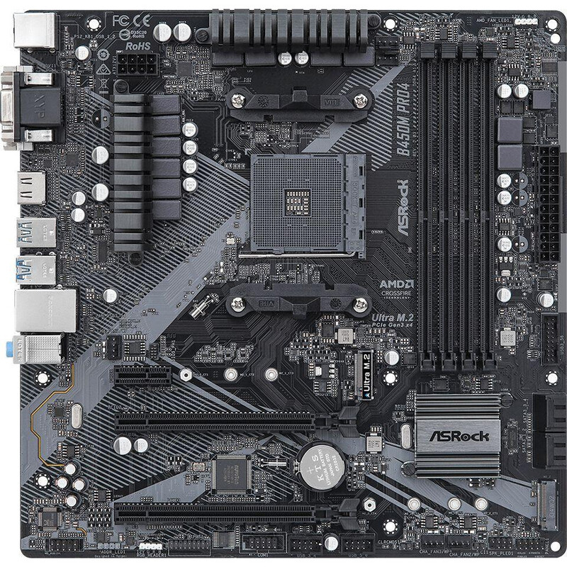 Материнская плата ASRock B450M PRO4 R2.0